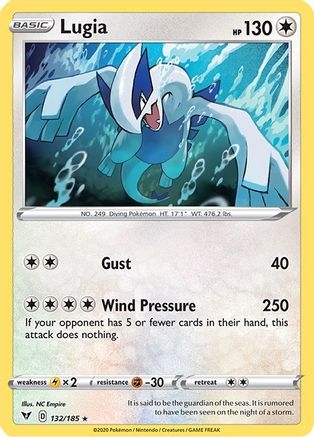 Lugia (132/185) [Épée et bouclier : tension vive] 