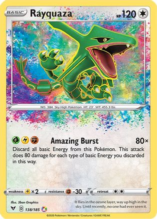 Rayquaza (138/185) [Épée et bouclier : tension vive] 