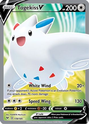 Togekiss V (178/185) [Sword & Shield: Vivid Voltage]