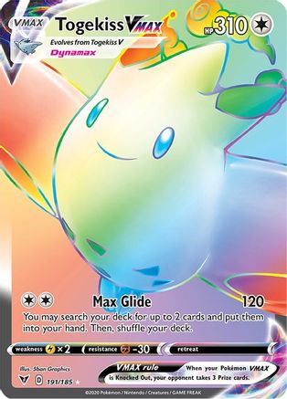 Togekiss VMAX (191/185) [Épée et bouclier : tension vive] 