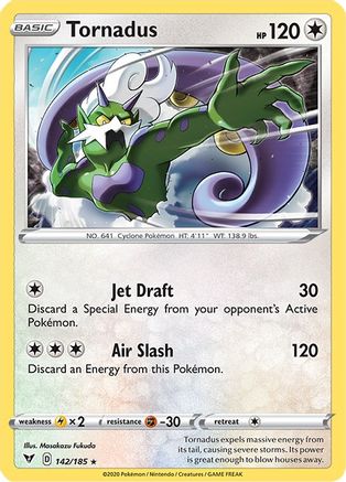 Tornadus 142/185 - [SWSH04 Vivid Voltage] Holofoil