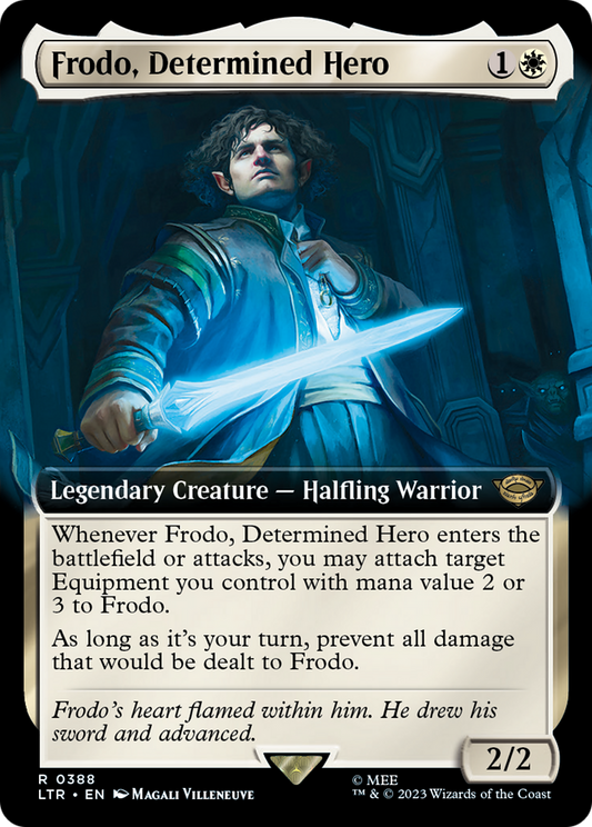 Frodo, Determined Hero (LTR-388) - [The Lord of the Rings: Tales of Middle-earth]: (Extended Art)