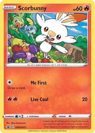 Scorbunny (SWSH071) [Épée et Bouclier : Promos Black Star] 