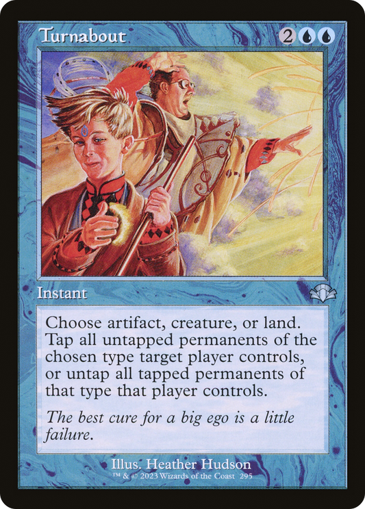 Turnabout (DMR-295) - [Dominaria Remastered] Foil