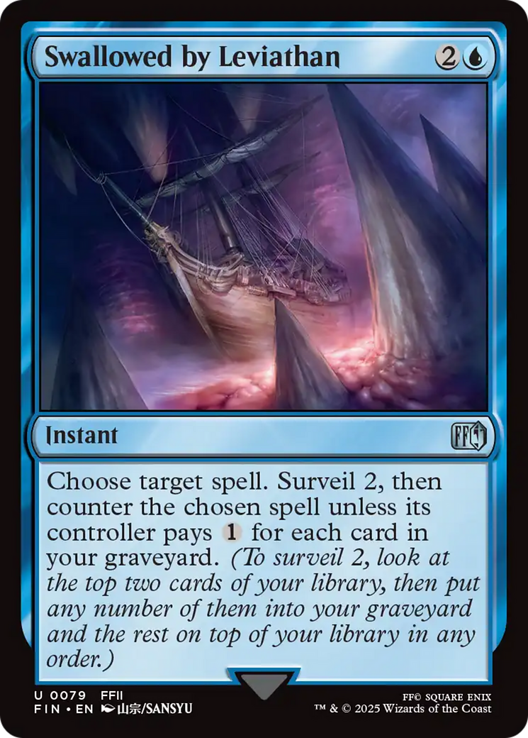Swallowed by Leviathan (FIN-079) - [FINAL FANTASY] Foil