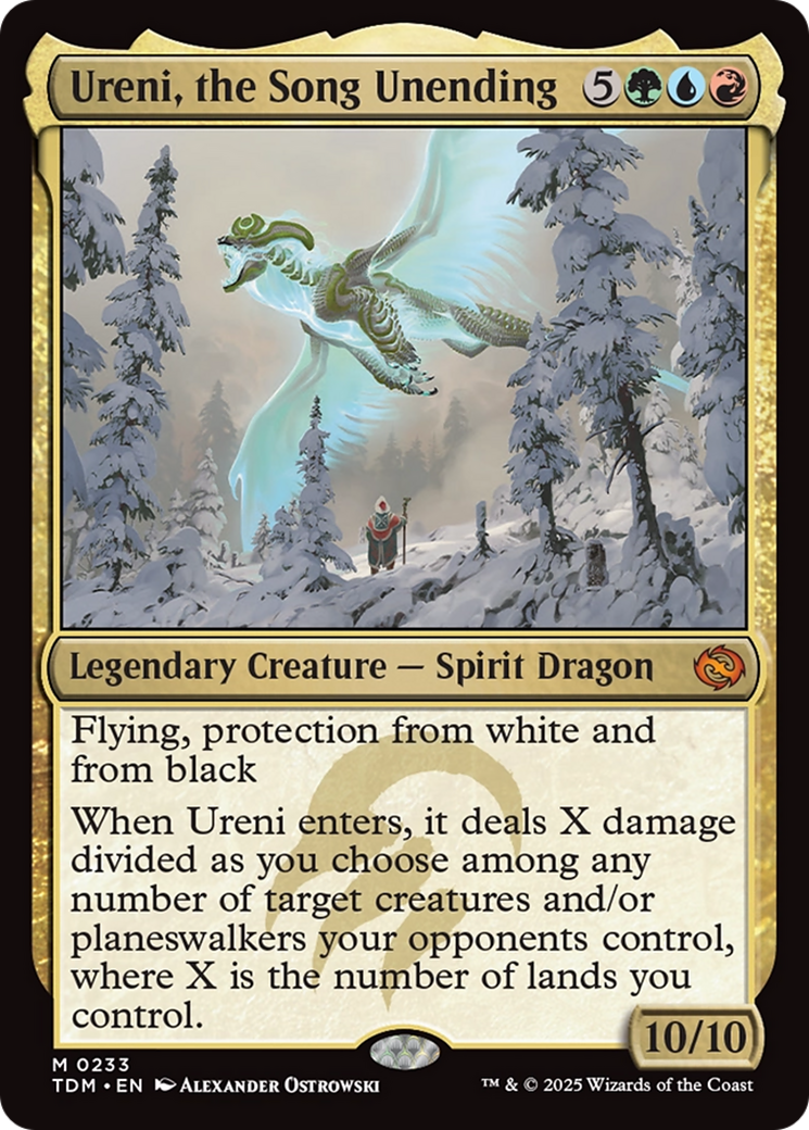 Ureni, the Song Unending (TDM-233) - [Tarkir: Dragonstorm] Foil