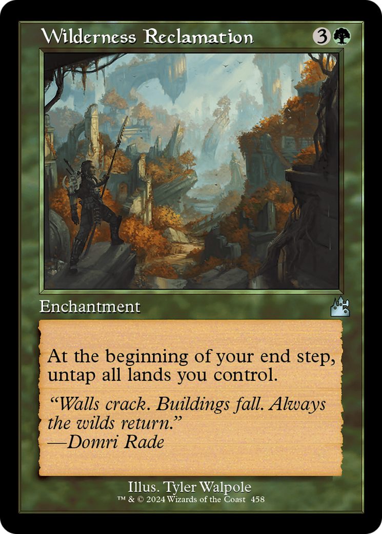 Wilderness Reclamation (RVR-458) - [Ravnica Remastered] Foil