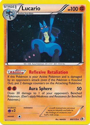 Lucario - 80/113 (Cosmos Holo) 80 - [Miscellaneous Cards & Products] Holofoil