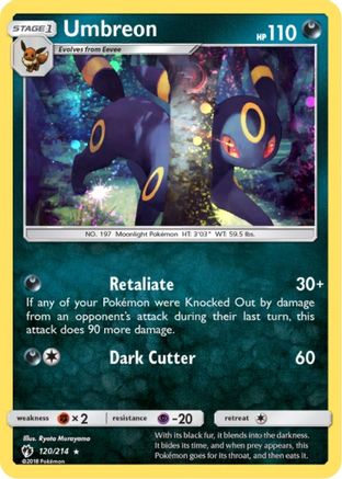 Umbreon - 120/214 (Cosmos Holo) 120 - [Blister Exclusives] Holofoil