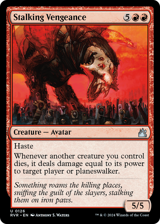 Stalking Vengeance (RVR-126) - [Ravnica Remastered] Foil