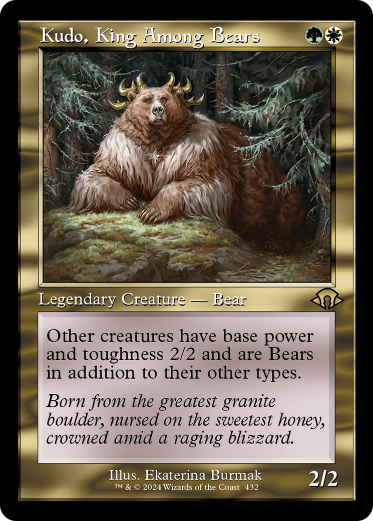 Kudo, King Among Bears (MH3-432) - [Modern Horizons 3]