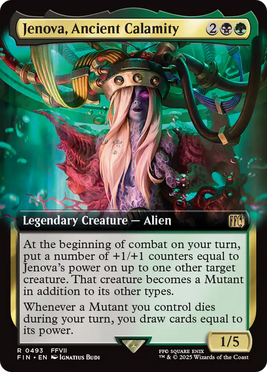 Jenova, Ancient Calamity (FIN-493) - [FINAL FANTASY]: (Extended Art) Foil