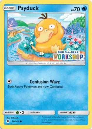 Psyduck - 28/149 (Build-A-Bear Workshop Exclusive) 28 - [Miscellaneous Cards & Products]