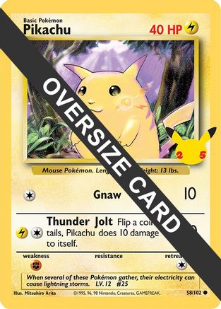 Pikachu (58/102) [Premier Pack Partenaire] 