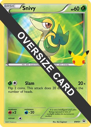 Snivy BW01 - [First Partner Pack]