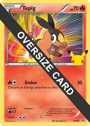 Tepig (BW02) [Premier pack partenaire] 