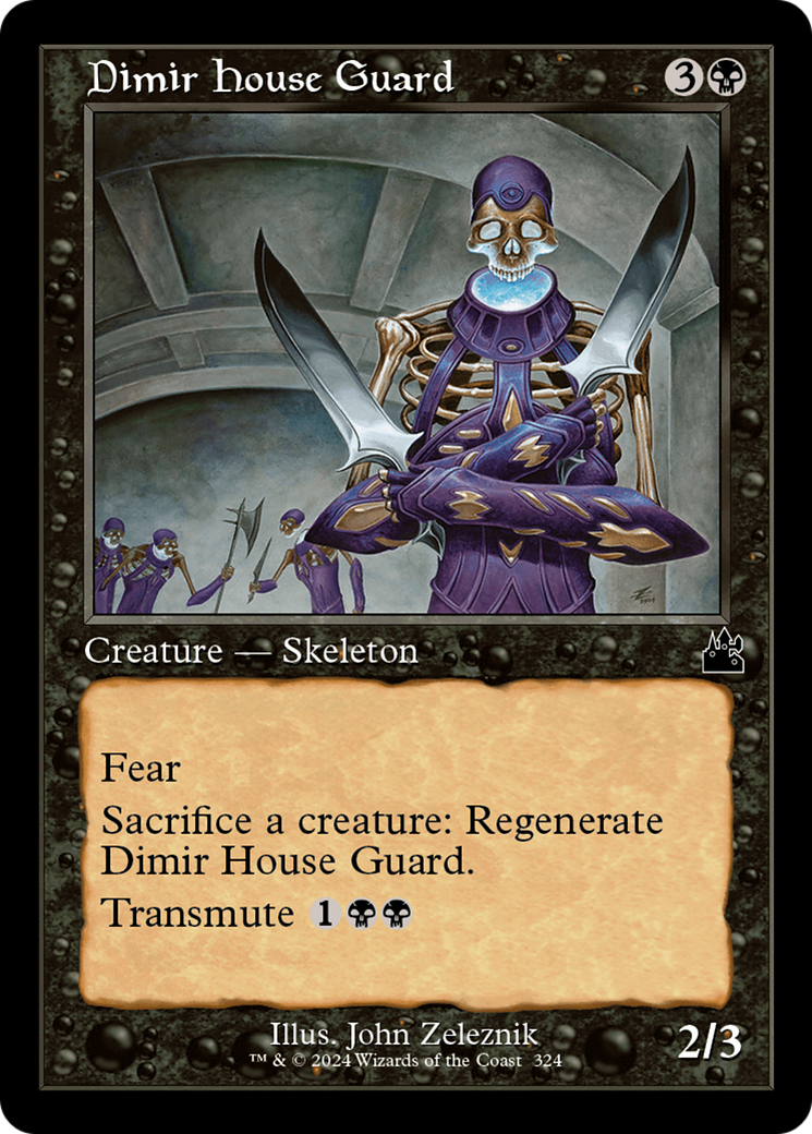 Dimir House Guard (RVR-324) - [Ravnica Remastered]