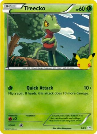 Treecko (3/25) [25e anniversaire de McDonald's] 