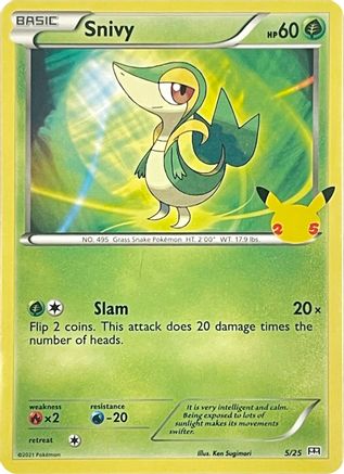 Snivy (5/25) [25e anniversaire de McDonald's] 
