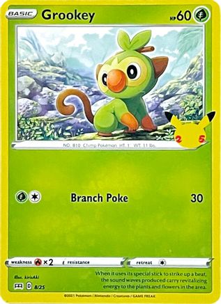 Grookey (8/25) [25e anniversaire de McDonald's] 