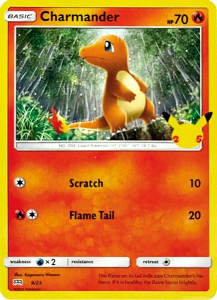 Charmander - 9/25 9/25 - [McDonalds 25th Anniversary Promos]