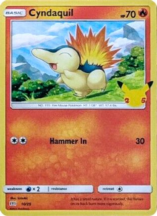 Cyndaquil (10/25) [McDonalds 25th Anniversary Promos]