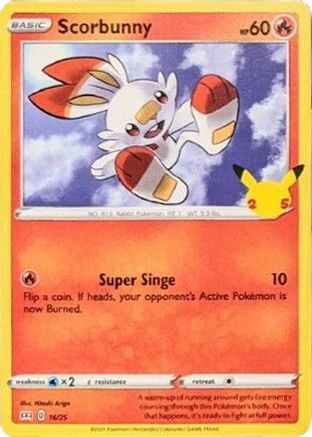 Scorbunny - 16/25 16/25 - [McDonalds 25th Anniversary Promos]