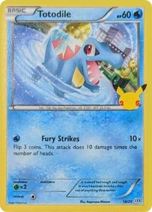 Totodile (18/25) [25e anniversaire de McDonald's] 