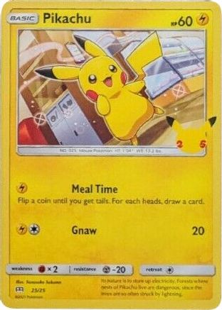 Pikachu - 25/25 25/25 - [McDonalds 25th Anniversary Promos]