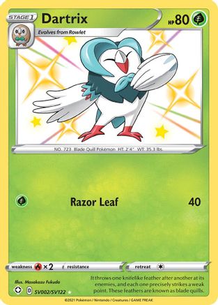 Dartrix SV002/122 - [Shining Fates Shiny Vault] Holofoil