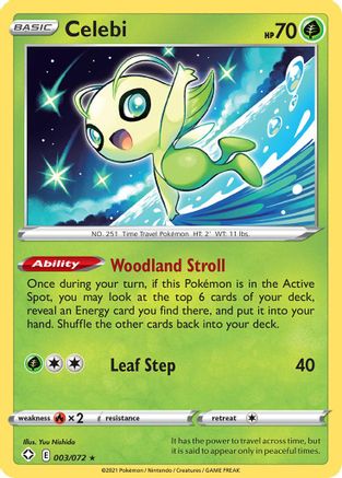 Celebi (003/072) [Épée et Bouclier : Shining Fates] 