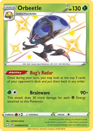 Orbeetle SV009/122 - [Shining Fates Shiny Vault] Holofoil
