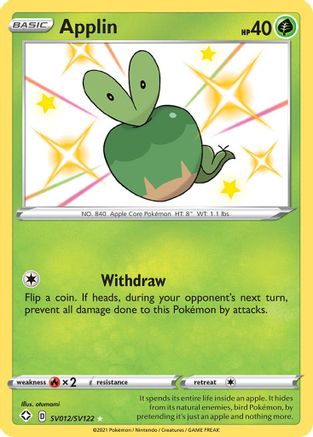 Applin (SV012/SV122) [Épée et Bouclier : Shining Fates] 