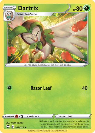 Dartrix (007/072) [Épée et Bouclier : Shining Fates] 