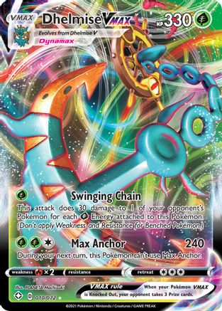 Dhelmise VMAX (010/072) [Épée et Bouclier : Shining Fates] 