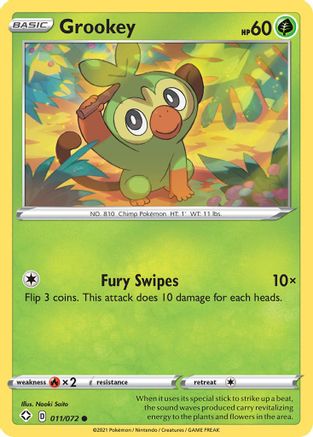 Grookey (011/072) [Épée et Bouclier : Shining Fates] 