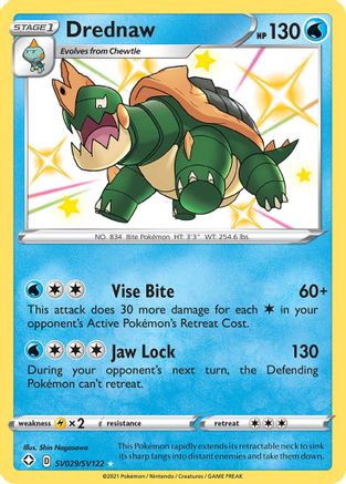 Drednaw SV029/122 - [Shining Fates Shiny Vault] Holofoil