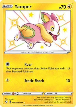 Yamper (SV039/SV122) [Épée et Bouclier : Shining Fates] 