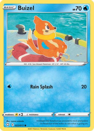 Buizel (022/072) [Épée et Bouclier : Shining Fates] 