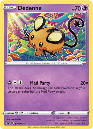 Dedenne - SWSH080 SWSH080/307 - [SWSH Sword & Shield Promo Cards] Holofoil