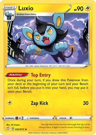 Luxio (032/072) [Épée et Bouclier : Destinées Brillantes] 