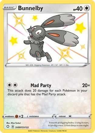 Bunnelby SV097/122 - [Shining Fates Shiny Vault] Holofoil