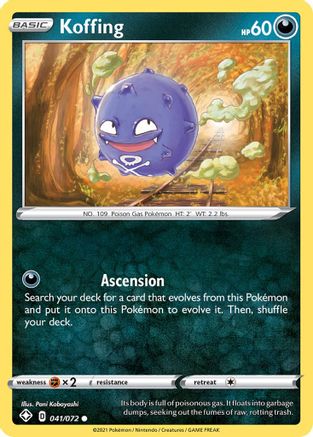 Koffing (041/072) [Épée et Bouclier : Destinées Brillantes] 