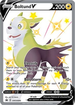 Boltund V - SWSH085 SWSH085/307 - [SWSH Sword & Shield Promo Cards] Holofoil