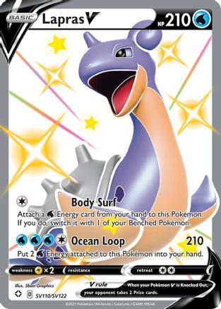 Lapras V (SV110/SV122) [Épée et Bouclier : Shining Fates] 