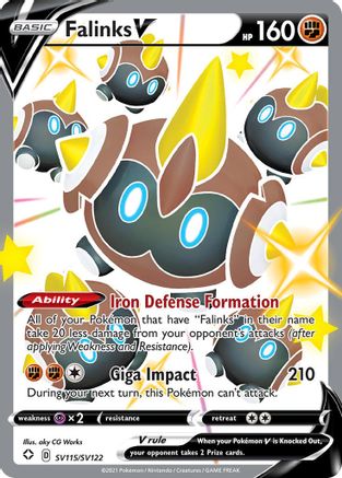 Falinks V SV115/122 - [Shining Fates Shiny Vault] Holofoil