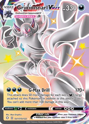 Grimmsnarl VMAX (SV117/SV122) [Épée et Bouclier : Destinées Brillantes] 
