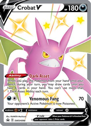 Crobat V (SWSH098) [Épée et Bouclier : Promos Black Star] 