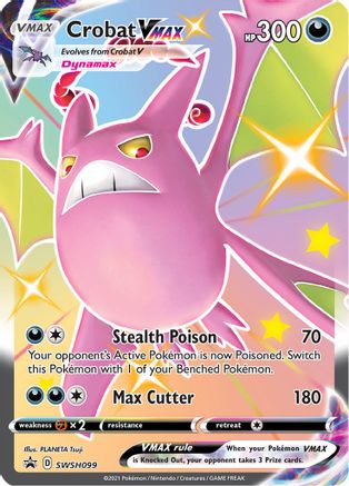 Crobat VMAX (SWSH099) [Épée et Bouclier : Promos Black Star] 