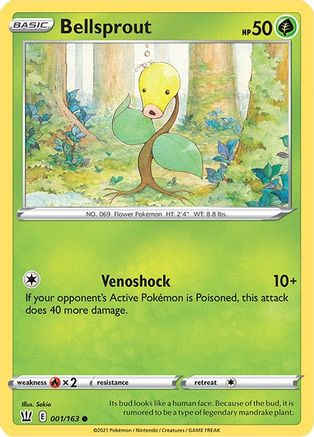 Bellsprout (001/163) [Épée et bouclier : styles de combat] 